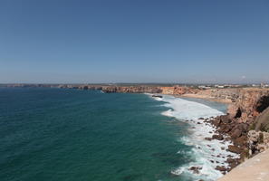 cliffs, day, elevated, looking down, open space, Portugal, Portugal, rocks, Sagres, seascape, shore, summer, sunlight, sunny, waves