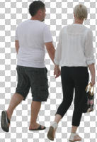 back, casual, caucasian, couple, Croatia, cutout, cutout couples, day, eye level view, natural light, summer, walking