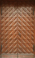 day, door, eye level view, natural light, texture, wood