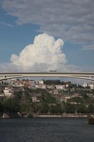 bridge, cityscape, day, diffuse, diffused light, eye level view, Porto, Porto, Portugal, spring, urban