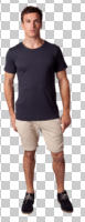 casual, caucasian, cutout, cutout men, cutout people, day, diffuse, diffused light, eye level view, front, male, man, standing, summer