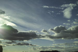 Alicante, below, city, cityscape, cloud, cloudy, day, sky, Spain, sunny, sunset, Valenciana