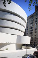 building, day, elevated, facade, Guggenheim Museum, Manhattan, New York, street, sunny, The United States