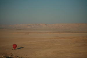 aerial view, balloon, clear, desert, dusk, East Timor, Egypt, Egypt, sky