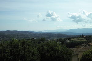 Chateauneuf, clear, cloud, day, eye level view, France, mountain, Provence Alpes Cote D