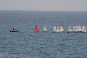 boat, day, elevated, France, seascape, sunny