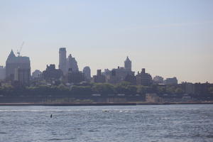 cityscape, day, eye level view, Manhattan, New York, river, The United States