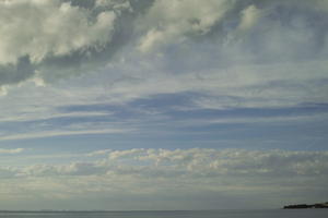 afternoon, autumn, Cirrostratus, cloud, cloudy, Cumulus, day, eye level view, natural light, open space, sky