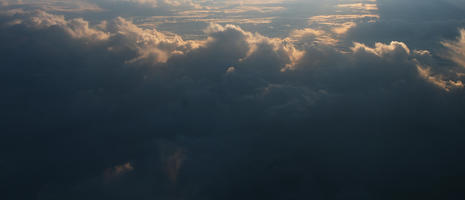 aerial view, cloud, day, dusk