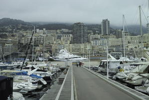 ambient light, day, diffused light, eye level view, marina, Monaco, Monte Carlo, Monte-Carlo, natural light, overcast, sailboat, spring