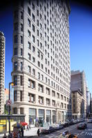 building, car, day, elevated, facade, Flatiron building, Manhattan, New York, skyscraper, street, sunny, The United States