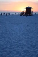 beach, eye level view, Florida, Sarasota, seascape, sunny, sunset, sunshine, The United States, winter