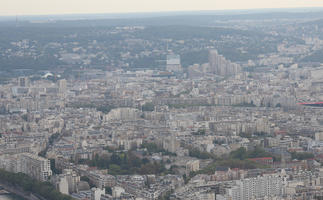 aerial view, autumn, city, cityscape, day, diffuse, diffused light, France, Ile-De-France, Paris