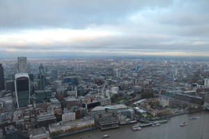 aerial view, city, day, diffuse, diffused light, England, London, overcast, The United Kingdom, urban, winter