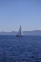 coastline, Croatia, day, eye level view, seascape, summer, transport, yacht