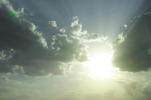 Andalucia, below, bright, cloud, day, San Pedro, sky, Spain, summer, sun, sun glare, sunny