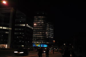 building, city, city, city lights, cityscape, England, evening, eye level view, London, night, street, The United Kingdom, winter