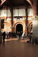 Copenhagen , crowd, day, Denmark, eye level view, Kobenhavn, people, station, sunny, winter