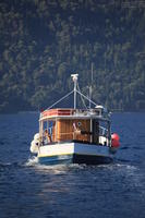 boat, coastline, Croatia, day, Dubrovacko-Neretvanska, eye level view, Korcula, seascape, summer, transport, tree, vegetation