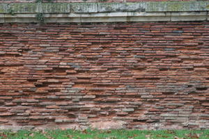 brick, day, eye level view, France, Midi-Pyrenees, natural light, Toulouse, wall