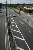 car, day, elevated, England, guardrail, London, natural light, road, The United Kingdom, vegetation