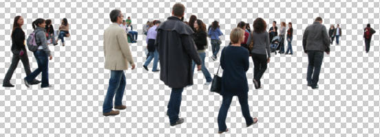 autumn, casual, cutout, cutout groups, cutout people, day, eye level view, group, natural light, people, walking