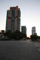 building, dusk, eye level view, facade, Florida, Miami, office, street, The United States, winter