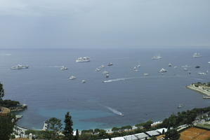 above, ambient light, boat, coastline, day, Monaco, Monaco, natural light, seascape, yacht