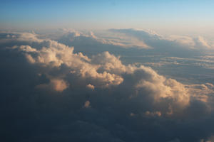 aerial view, cloud, day, dusk