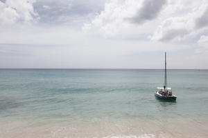 Barbados, boat, day, eye level view, seascape, spring, sunny