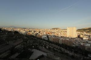 Alicante, cityscape, dusk, elevated, park, Spain, Valenciana