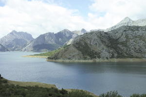 Asturias, day, diffuse, diffused light, elevated, lake, mountain, natural light, Spain, summer