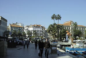 building, Cannes, city, crowd, day, eye level view, France, marina, Provence Alpes Cote D