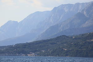 coastline, Croatia, day, eye level view, Makarska, mountain, seascape, Splitsko-Dalmatinska, summer