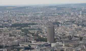 aerial view, autumn, city, cityscape, day, diffuse, diffused light, France, Ile-De-France, Paris