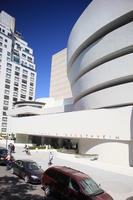 building, day, elevated, facade, Guggenheim Museum, Manhattan, New York, street, sunny, The United States