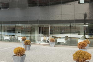 Copenhagen , day, Denmark, eye level view, facade, glass, Kobenhavn, overcast, potted plant, restaurant, winter