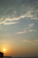 cloud, cloudy, Croatia, Cumulus, evening, eye level view, open space, sky, summer, sun, sunset, sunset, Zadarska