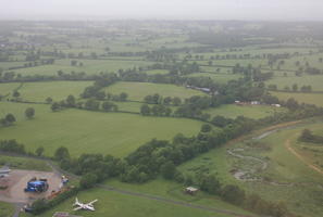 aerial view, cloudy, countryside, Croatia, dark, day, Dubrovacko-Neretvanska, Dubrovnik, elevated, field, greenery, outdoor lighting, summer, wet