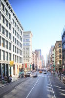 building, car, day, elevated, facade, Manhattan, New York, street, sunny, The United States