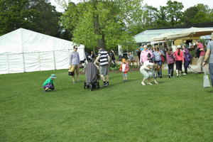 day, England, eye level view, family, grass, group, natural light, park, people, The United Kingdom, Woking