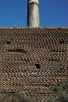 autumn, below, brick, day, Italia , Lazio, looking up, Rome, stone, sunny, wall