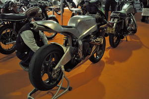 day, exhibition, eye level view, France, indoor lighting, motorcycle, Nice, Provence Alpes Cote D