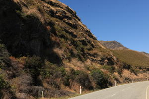 day, eye level view, mountain, road, summer, sunlight, sunny, sunshine