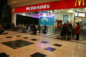 artificial lighting, Bergamo, cafe, eye level view, floor, interior, Italia , Lombardia, shop, shopping centre, sign