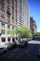 building, car, day, elevated, Manhattan, New York, street, sunny, The United States, tree, vegetation