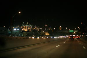 artificial lighting, car, eye level view, Florida, Miami, night, street, The United States, winter