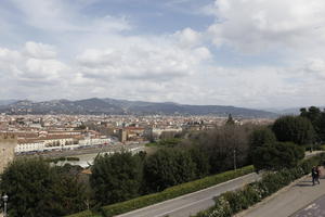 city, day, elevated, Firenze, Italia , natural light, road, spring, Toscana, treeline