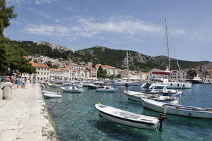 boat, Croatia, day, eye level view, Hvar, marina, promenade, Splitsko-Dalmatinska, summer, sunny, yacht