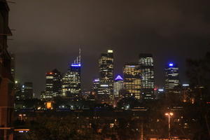 artificial lighting, Australia, cityscape, eye level view, New South Wales, night, outdoor lighting, summer, Sydney